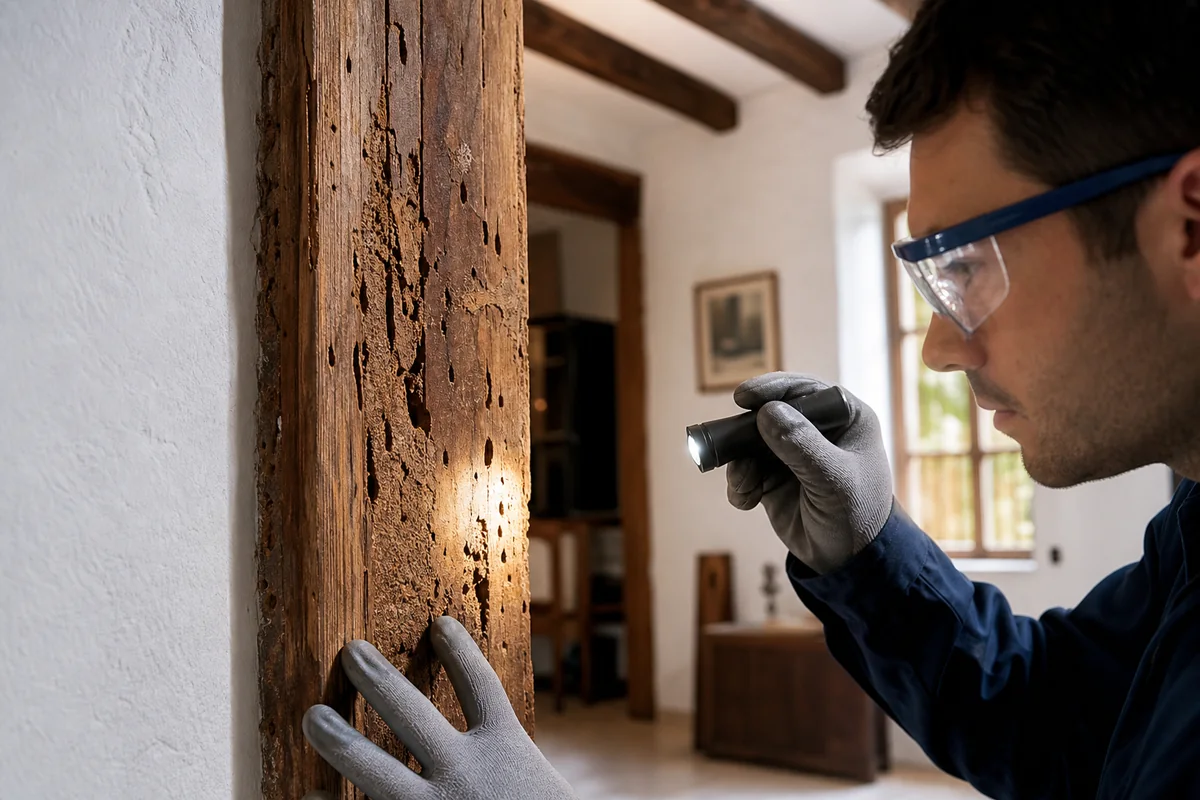 Servicio de tratamiento de termitas y carcoma de MontPest Control